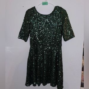 French Connection sequin party flowy dress size 8